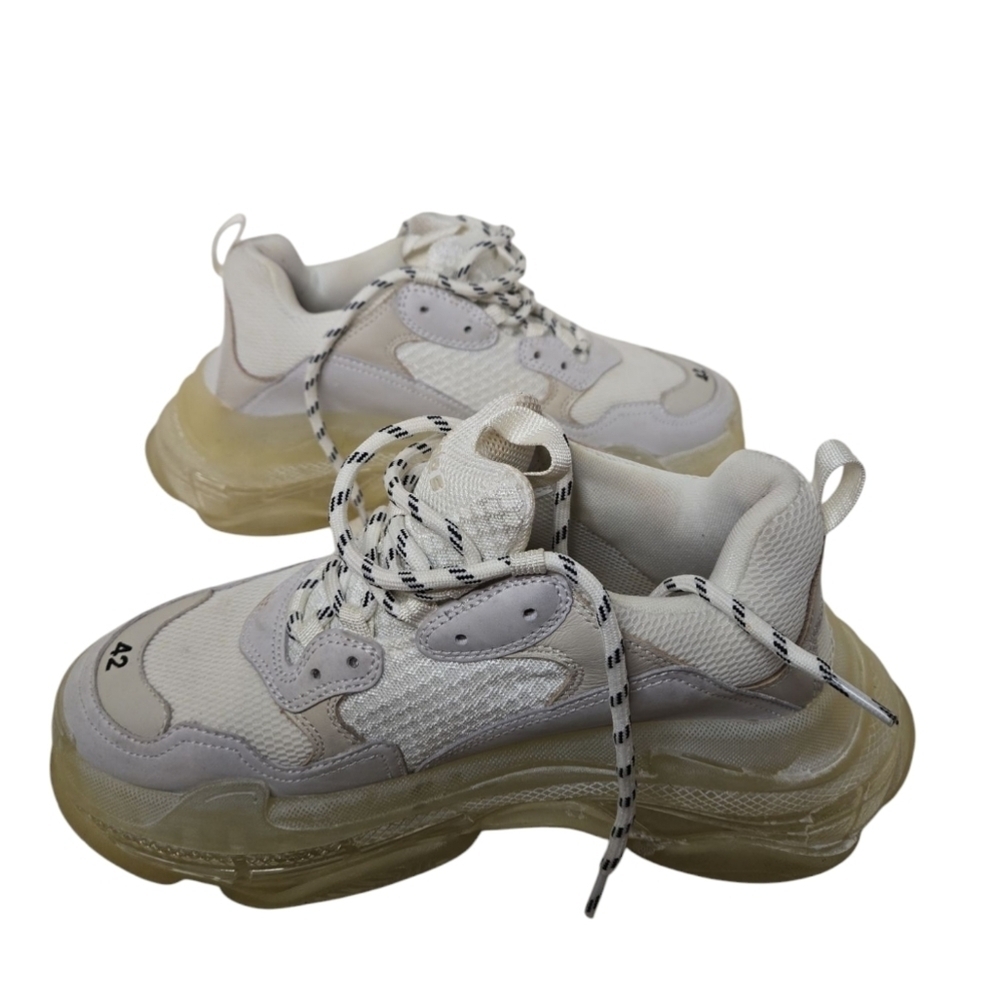 Balenciaga Men's Triple S Clear Sole Sneaker Size 9 - Picture 4 of 10